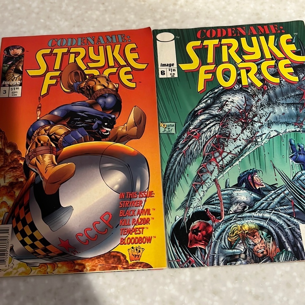Stryke Force Vintage comics